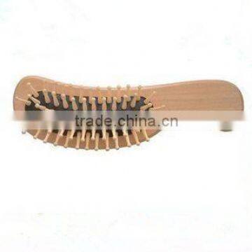 Wooden massage comb with air cushion, hairbrush, WMC020