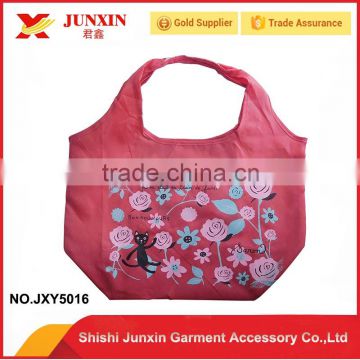 Best selling cheap printed custom made foldable shopping bag