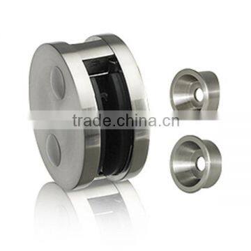 Zinc Round Type Doube Side Glass Clamp,glass Clamp Glass Clip for Railing,