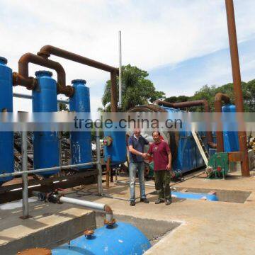 The waste Plastic pyrolysis plant with 100Ton cooling tower