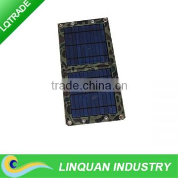 LQ- High efficiency solar panel / 6W Folding solar charging bag / Fashion folding purse type solar energy bag