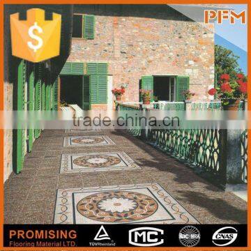 Colorful Rose Design Marble Medallion for Floor and Walling photo-2