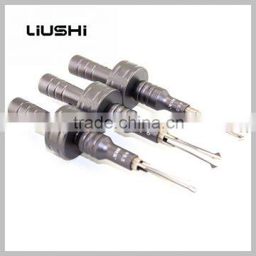 China supplier HUK New Adjustable 3pcs ( 6.0 /6.5 / 7.0 ) Cross Lock Pick set Locksmith Tools