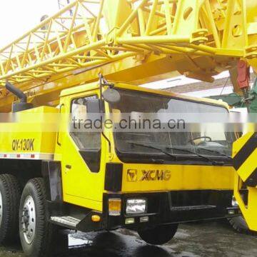 XCMG QY130K 130 ton used wheel crane lifting truck crane