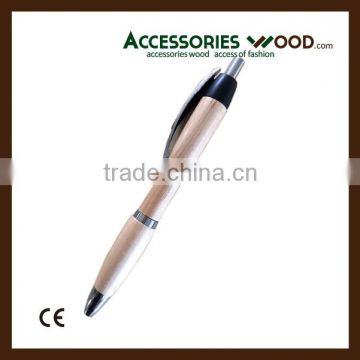 Economic price Clip Wooden Ballpoint Pen for promotion and can be with box