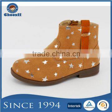 High-top quality fashion brand children boots EU 25-36 size kids shinny girls shoes