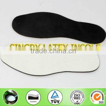 soft natural latex foam charcoal insole