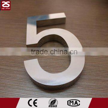 stainless steel house number plate