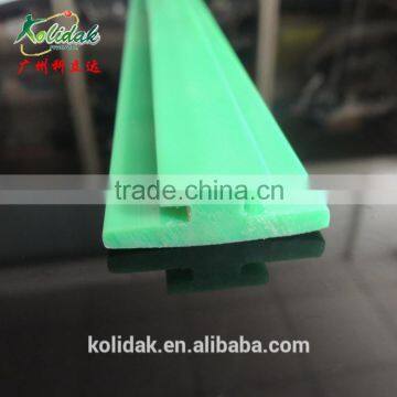 Plastic extrusion PE/PVC green plastic profile