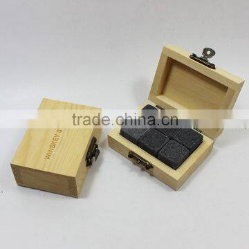 Wholesale Non Melting Reusable OEM /ODM Whisky Wine Ice Stone in Wooden Box photo-2