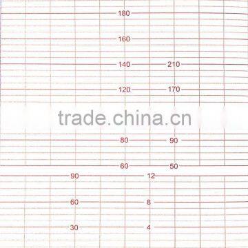 Fetal Monitor Paper / 120mm*100mm-150p Fetal Monitor Recording Paper for Advanced Medical System AM66