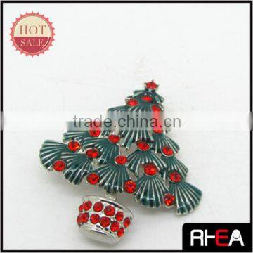 Western Elegant Fashion Alloy Christmas Trees Brooch Jewelry