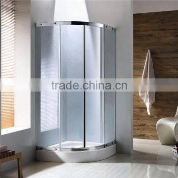 Acrylic frame 6mm tempered glass shower room with FS-6662