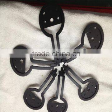 OEM factory high precision cnc turning & milling parts black color plating