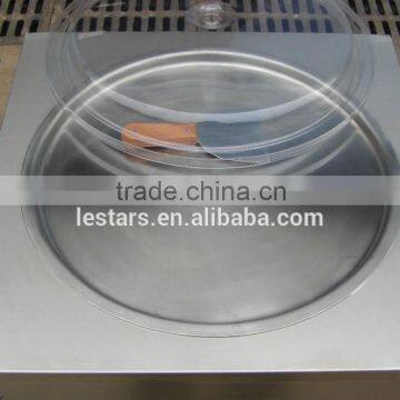 DHL Air Express to Door Worlwide Frozen Yogurt Rolls Fry Ice Cream Machine With Real Fruits photo-4