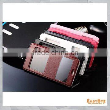 Hot sell leather custom phone cover case for xiaomi hongmi redmi note