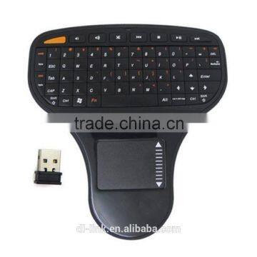 Hot sales! 2.4G wireless keyboard mini wireless keyboard and touchpad flying squirrel