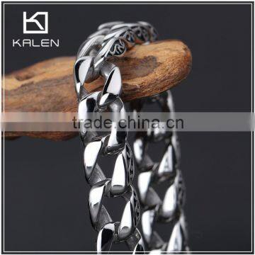 925 Silver Plated 316l Stainless Steel Bracelet Jewelry Germany With Clasp photo-2