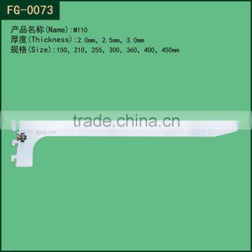 Wholesales straight metal bracket for glass shelf