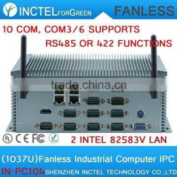 1037U Fanless Industrial Computer 4G RAM Onboard Computer Parts