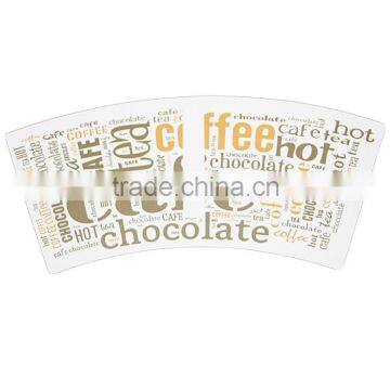 Hangzhou LvYang/GoBest Disposable Food Grade paper cup fan/sheet/piece and raw materials of paper cup