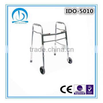 Aluminum Folding Elderly Walker With Wheels