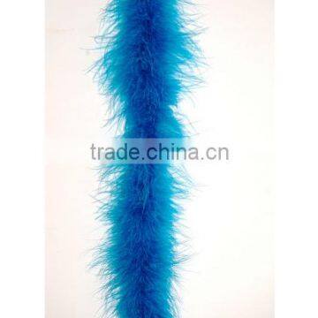 fluffy marabou boa-Teal