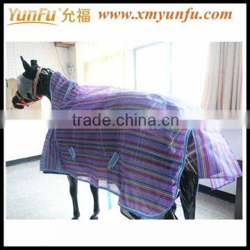 Equestrian Sports Horse Rug A classic rain blanket with neck