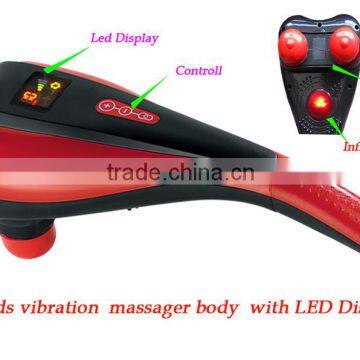 5 Speeds Vibration Simming Loss Weight with Infrared Light Device Handheld Back Waist Handy Massager Hammer