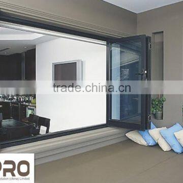 Fashion style frameless folding glass window