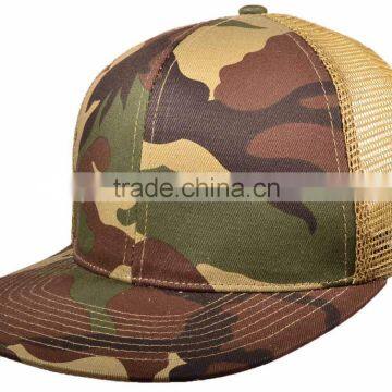 Camo Snapback Cap Hat Mesh Trucker Hat