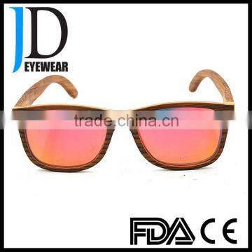 Italy Design Wood Frame Cat.3 UV400 Polarized Sunglasses