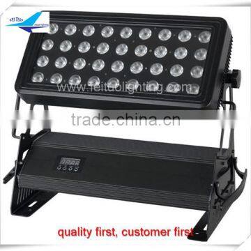 outdoor disco lighting 36x10w 4in1 rgbw led wall washer fixtures