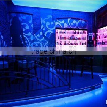 Bar Decorative Bubble Back Bar, Wine Holder. LED Luminated Color Changing