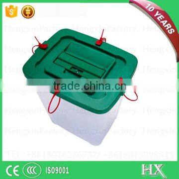 Multi-clor 60L Transparent Ballot Boxes with Lid