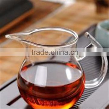 Sharp mouth glass cup,Heat-resistant borosilicate glass tea cup with creative product.