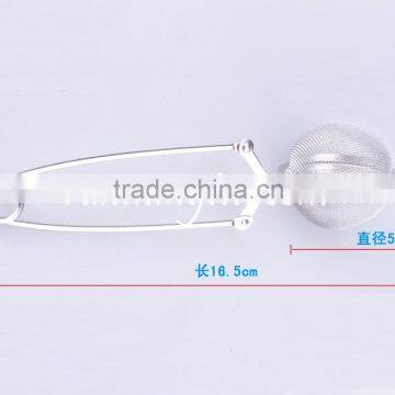 Long Handle Stainless Steel Tea Strainer Ball