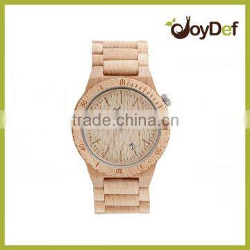 custom japan movt hand made wood watch waterproof wooden hand watches for unisex