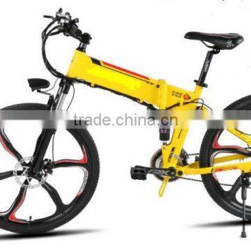 Durable In Use Aluminum Alloy E Bike Foldable