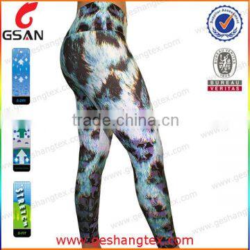 women fitted leggings sublimation print