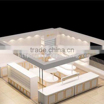 living room glass showcase design for diamond jewelry store interior