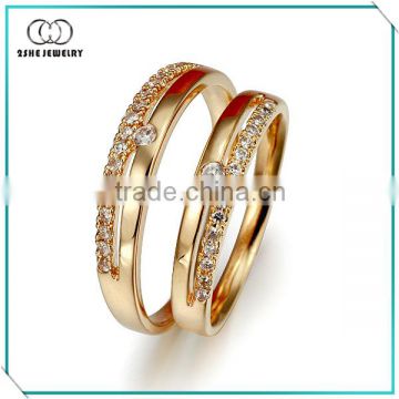 Made in china 925 silver couple ring