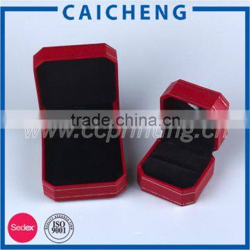 Luxury Hinged Paper Pendant Jewelry Boxes