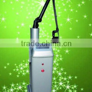 China stationary Co2 laser machine for Remove scars,birthmark, skin pigment and rejuvenate neck, chest,hands