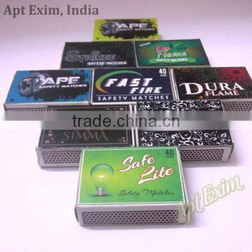 Cardboard High Quality Splints in Match Box From Tamil Nadu