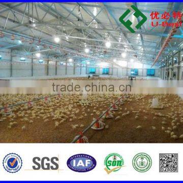 full automatic chicken breeding house equipped with agrologic 616 controler