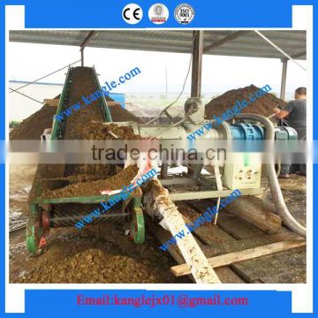 Heavy Duty Chicken Farm Manure Dewater Machine / Poultry waste cleaning Machine