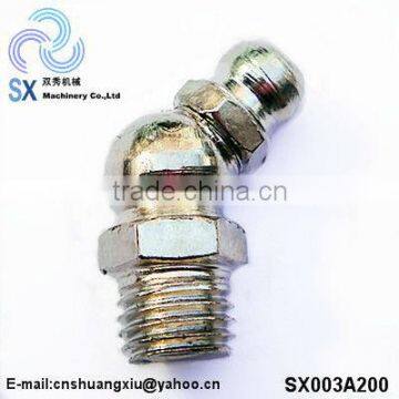 high quality stainless steel m8 grease nipple 45 degree