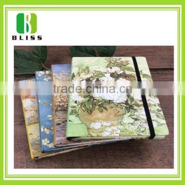 Printing custom design cheap bulk elastic band notebook