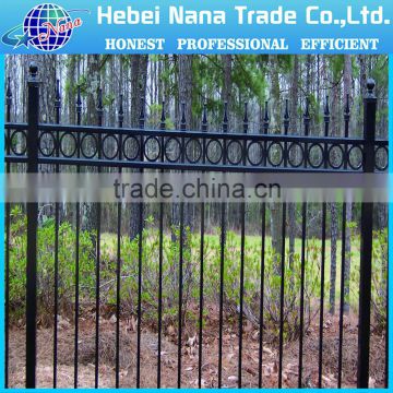 2015 Top-selling modern sliding wrought iron gate design for drive way